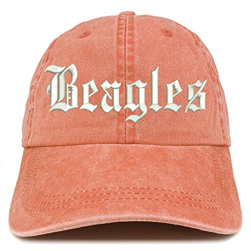 Trendy Apparel Shop Old English Beagles Washed Pigment Dyed Baseball Cap