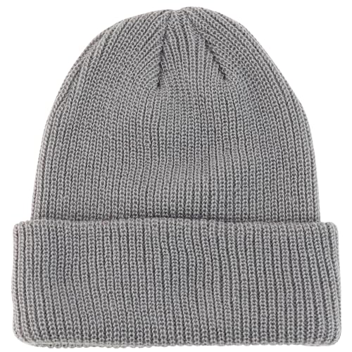 Trendy Apparel Shop Warm Winter Acrylic Ribbed Knit Cuff Beanie Hat