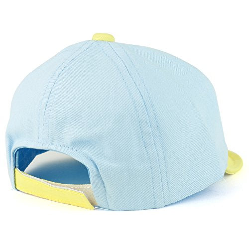 Trendy Apparel Shop Infant to Toddler Crown Embroidered Adjustable Baseball Cap