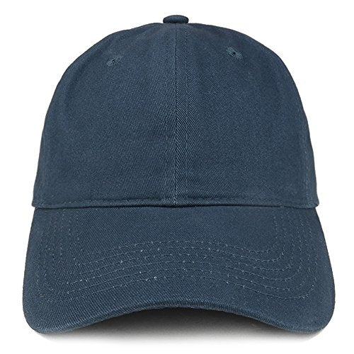 Trendy Apparel Shop Plain Brushed Soft Cotton Unstructured Low Profile Dad Hat