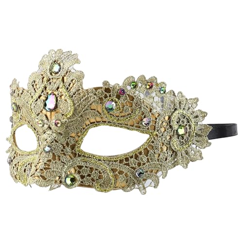 Trendy Apparel Shop Half Mask Venetian Masquerade Ball Costume