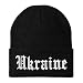 Trendy Apparel Shop Ukraine Old English Embroidered Long Cuff Beanie