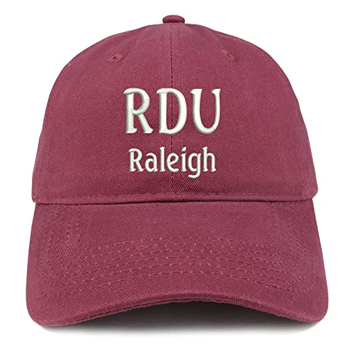 Trendy Apparel Shop RDU Raleigh Low Profile Soft Cotton Baseball Cap
