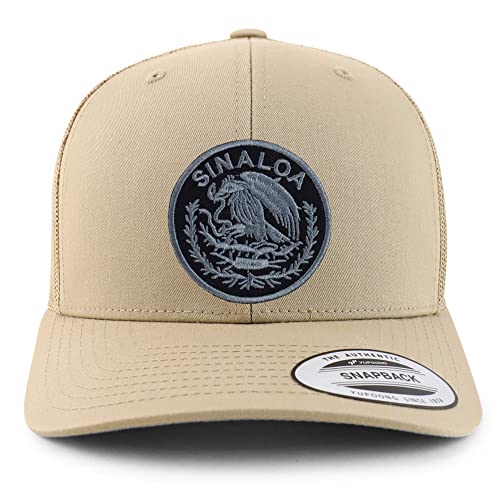 Trendy Apparel Shop Sinaloa Mexico Patch 6 Panel Trucker Mesh Cap
