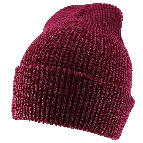 Trendy Apparel Shop Warm Waffle Knit Cuff Beanie