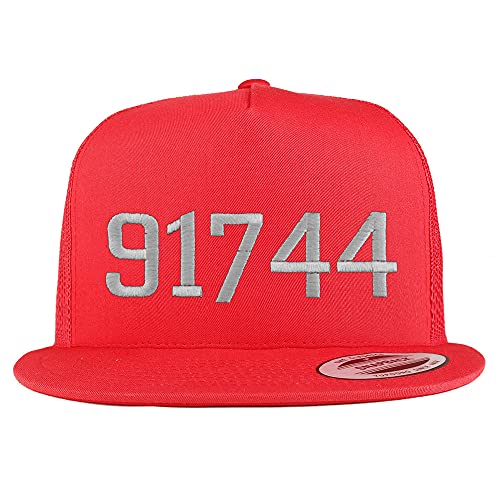 Trendy Apparel Shop 91744 La Puente CA Old English 5 Panel Flatbill Trucker Cap