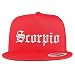 Trendy Apparel Shop Scorpio Old English 5 Panel Flatbill Trucker Cap