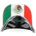 Trendy Apparel Shop 5 Panel Structured Trucker Cap with Mexico Flag Design Undervisor