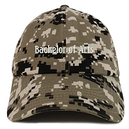 Trendy Apparel Shop Bachelor of Arts Low Profile Soft Cotton Baseball Cap