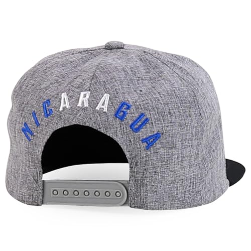 Trendy Apparel Shop Central America States Embroidered Flatbill Snapback Cap