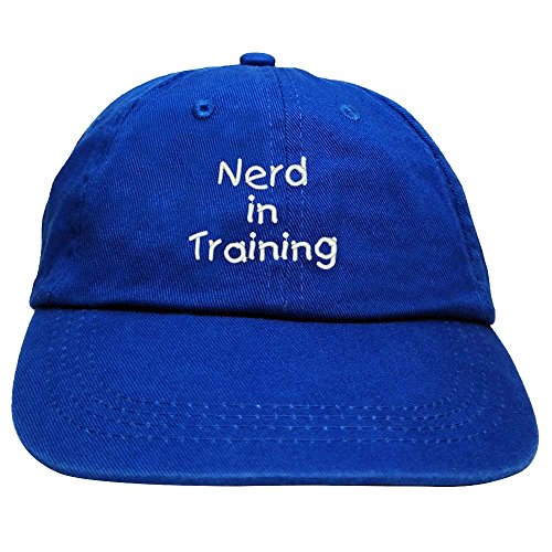 Trendy Apparel Shop Nerd In Training Embroidered Youth Size Cotton Baseball Cap