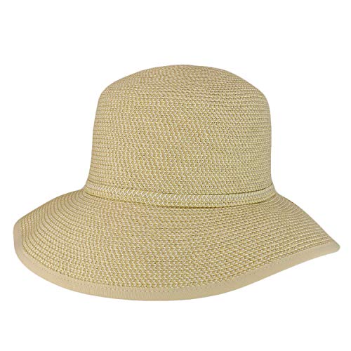 Trendy Apparel Shop UPF 50+ Soft Paper Braid Tween Sun Bucket Hat