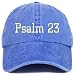 Trendy Apparel Shop Psalm 23 Washed Pigment Dyed Baseball Cap