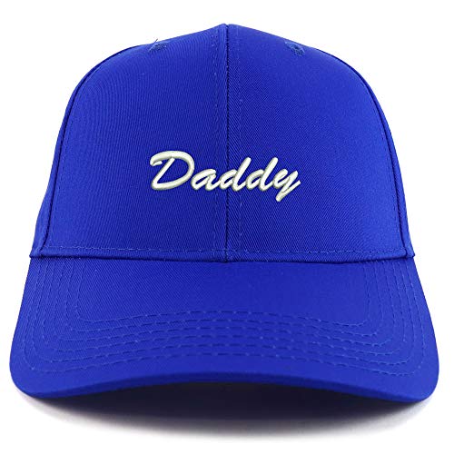 Trendy Apparel Shop Daddy Script Font Embroidered Sturctured Baseball Cap
