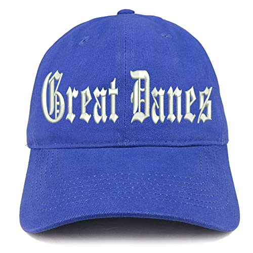 Trendy Apparel Shop Old English Great Danes Low Profile Soft Cotton Baseball Cap