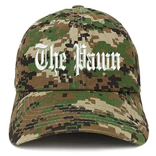 Trendy Apparel Shop The Pawn Old English Low Profile Soft Cotton Baseball Cap