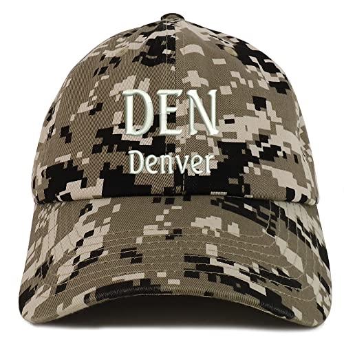 Trendy Apparel Shop DEN Denver Low Profile Soft Cotton Baseball Cap