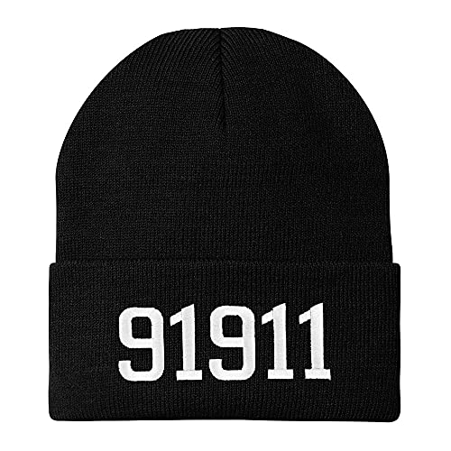 Trendy Apparel Shop 91911 Chula Vista CA Old English Embroidered Long Cuff Beanie