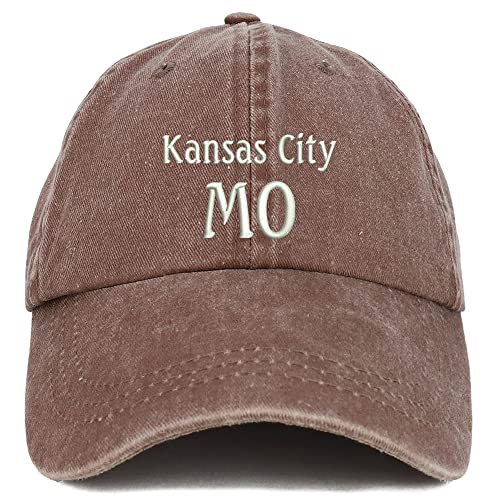 Trendy Apparel Shop Kansas City MO Embroidered Pigment Dyed Washed Baseball Cap