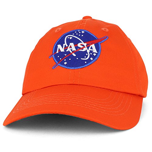 Trendy Apparel Shop Youth Size Kid's NASA Insignia Embroidered Astronaut Baseball Cap