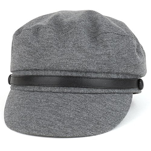 Trendy Apparel Shop Women's Greek Sailor Baker Boy Style Cabbie Hat