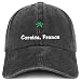 Trendy Apparel Shop Corsica France with Palm Tree Embroidered Pigment Dyed Cotton Baseball Cap