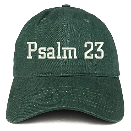 Trendy Apparel Shop Psalm 23 Low Profile Soft Cotton Baseball Cap