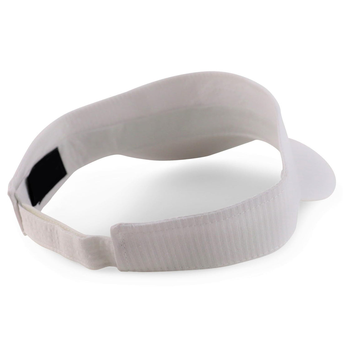 Trendy Apparel Shop Lightweight Cotton Seersucker Visor Cap