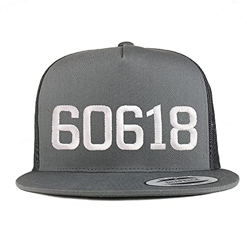 Trendy Apparel Shop 60618 Chicago IL Old English 5 Panel Flatbill Trucker Cap