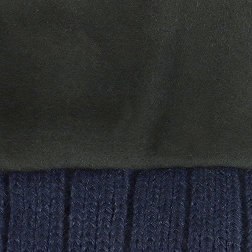 Trendy Apparel Shop 3M OSFM Thinsulated Fleece Lined Long Cuff Ribbed Beanie
