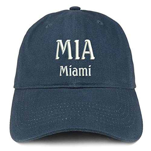 Trendy Apparel Shop MIA Miami Low Profile Soft Cotton Baseball Cap