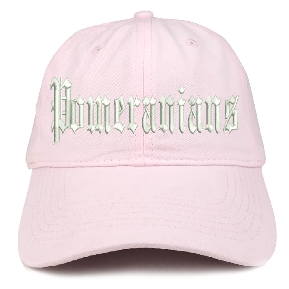 Trendy Apparel Shop Old English Pomeranians Low Profile Soft Cotton Baseball Cap