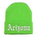 Trendy Apparel Shop Arizona State Old English Embroidered Long Cuff Beanie