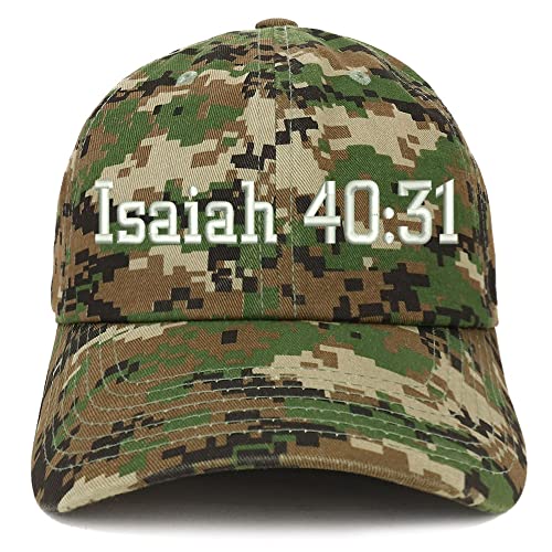 Trendy Apparel Shop Isaiah 40:31 Low Profile Soft Cotton Baseball Cap
