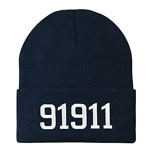 Trendy Apparel Shop 91911 Chula Vista CA Old English Embroidered Long Cuff Beanie