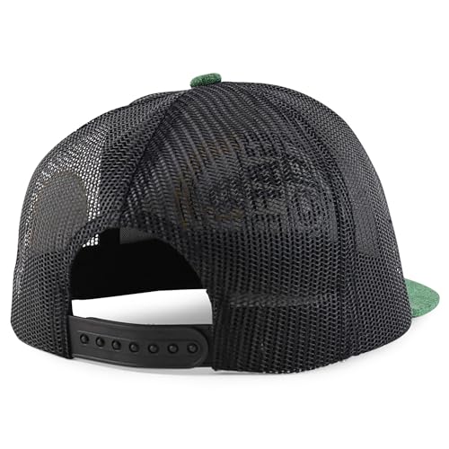 Trendy Apparel Shop Gafes Mexican Army Embroidered Flat Bill Snapback Cap