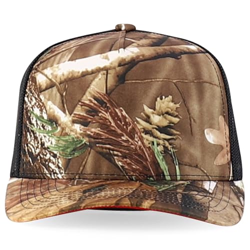 Trendy Apparel Shop 5 Panel Structured Crown Curved Bill Trucker Cap