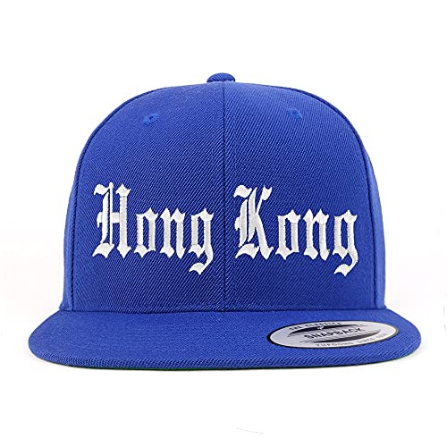 Trendy Apparel Shop Hong Kong Old English Embroidered Flatbill Snapback