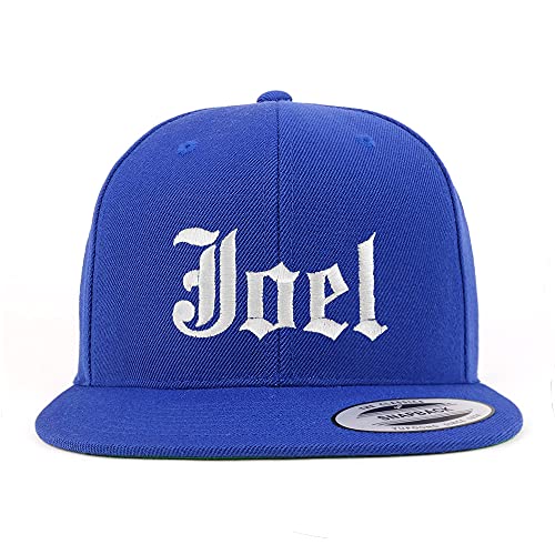 Trendy Apparel Shop Joel Old English Embroidered Flatbill Snapback