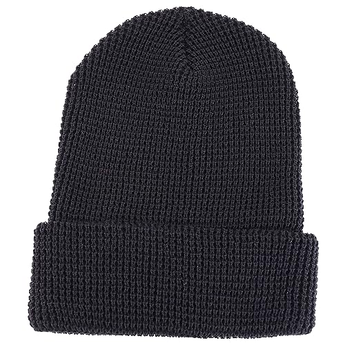 Trendy Apparel Shop Warm Waffle Knit Cuff Beanie