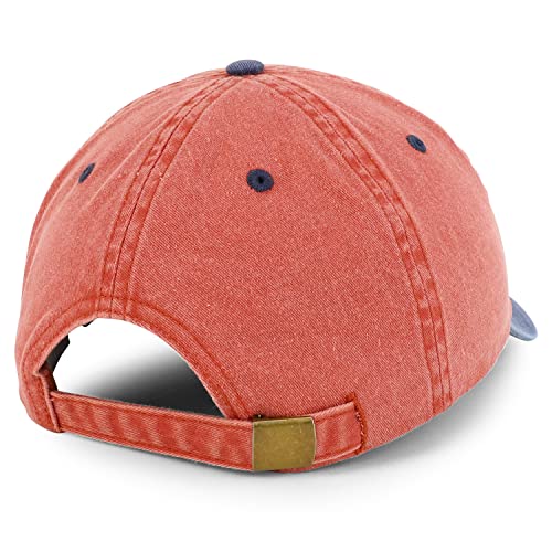 Trendy Apparel Shop Oversize XXL Pigment Dyed Washed Cotton Baseball Cap