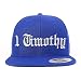Trendy Apparel Shop 1 Timothy Old English Embroidered Flatbill Snapback