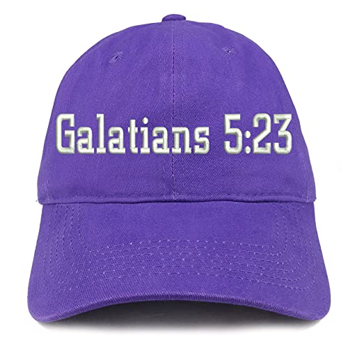 Trendy Apparel Shop Galatians 5:23 Low Profile Soft Cotton Baseball Cap