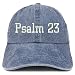 Trendy Apparel Shop Psalm 23 Washed Pigment Dyed Baseball Cap