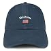Trendy Apparel Shop Oklahoma USA Flag Low Profile Soft Cotton Baseball Cap