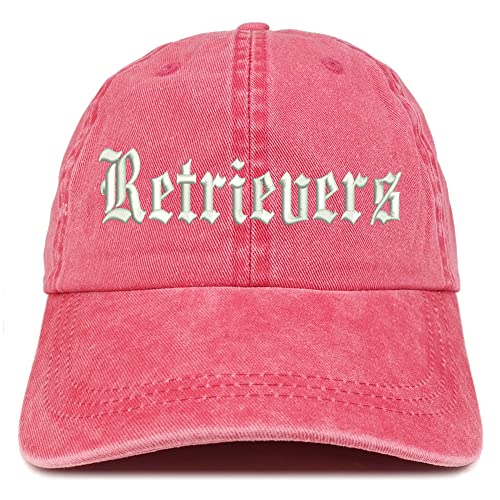 Trendy Apparel Shop Old English Retrivers Washed Pigment Dyed Baseball Cap