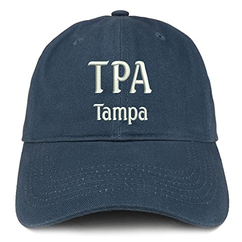 Trendy Apparel Shop TPA Tampa Low Profile Soft Cotton Baseball Cap
