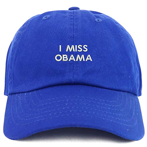 Trendy Apparel Shop Youth I Miss Obama Adjustable Soft Crown Baseball Cap
