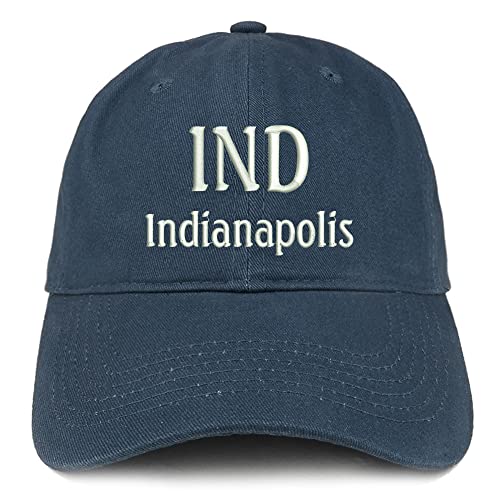 Trendy Apparel Shop IND Indianapolis Low Profile Soft Cotton Baseball Cap