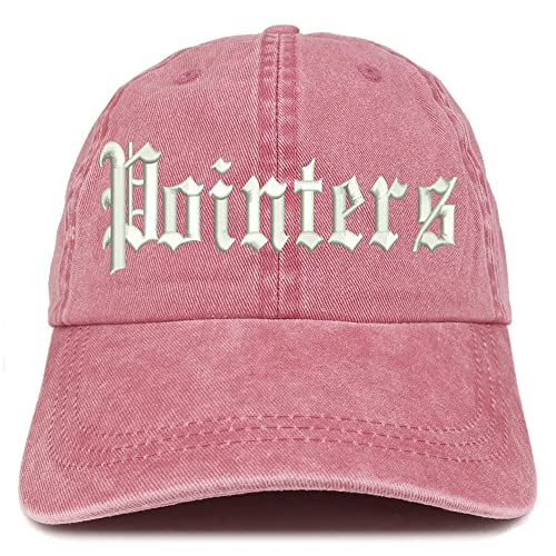 Trendy Apparel Shop Old English Pointers Washed Pigment Dyed Baseball Cap